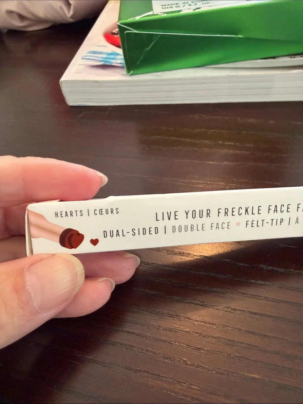 The Crème Shop Faux Real Freckle Stamp - Pink Portable Freckle Crayon